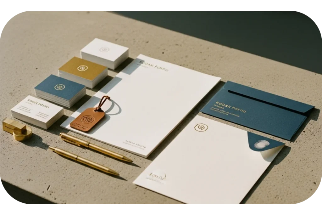 Professional branding services and brand identity design by Saavi Studios 